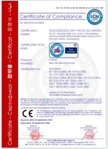 CE certificate