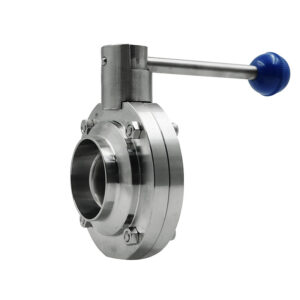 DKV sanitary ss304 316 manual thread welded valve with pull handle