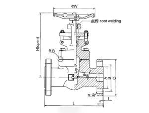 J41 gate valve drawings