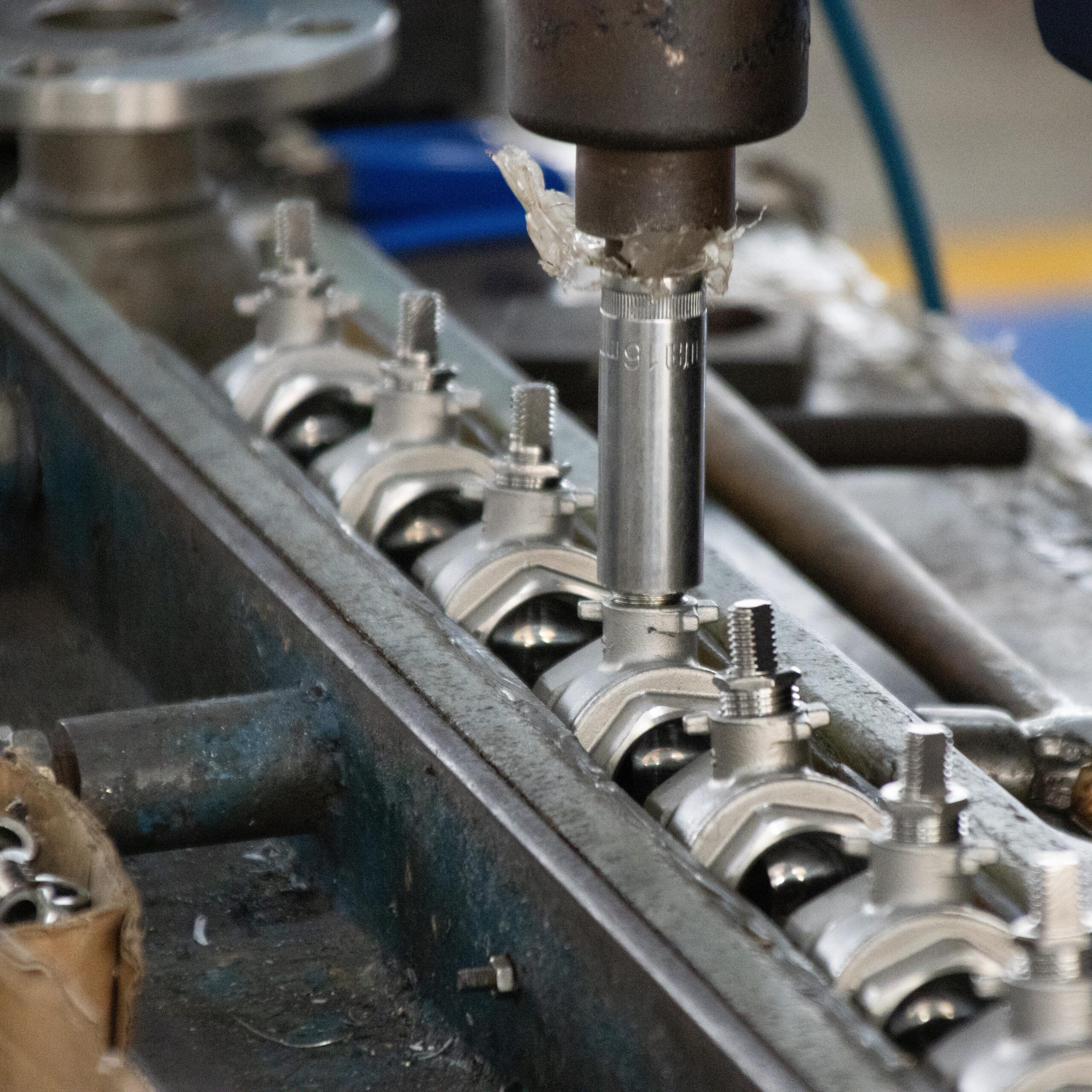 Ball valve production
