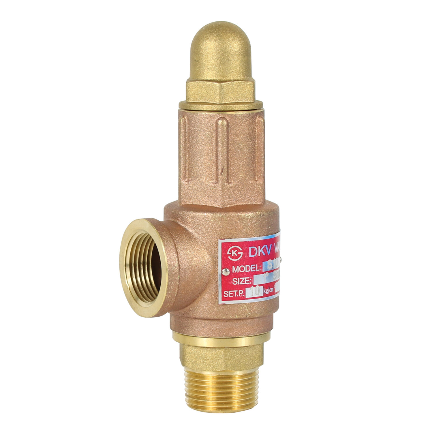 DKV S10 Brass Safety Valve Without Handle - DKV - The most reliable ...