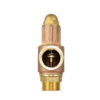 Brass safety valve