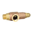 Brass safety valve