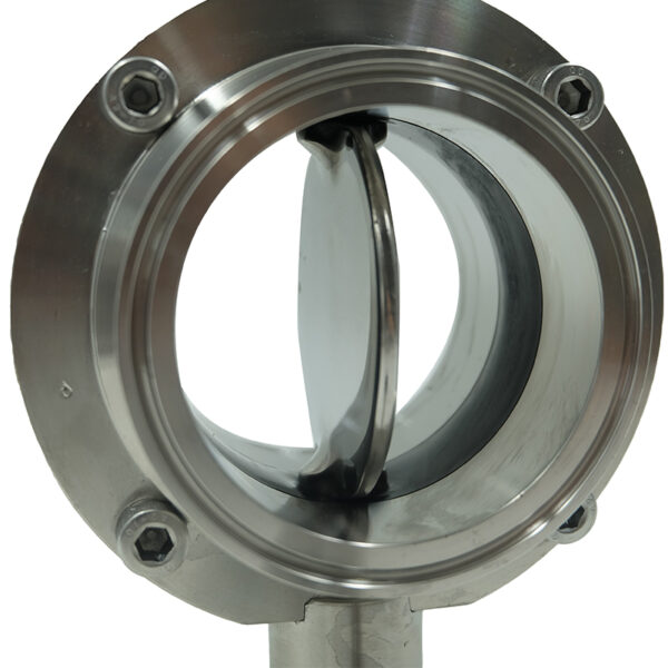 Sanitary clamp butterfly valve