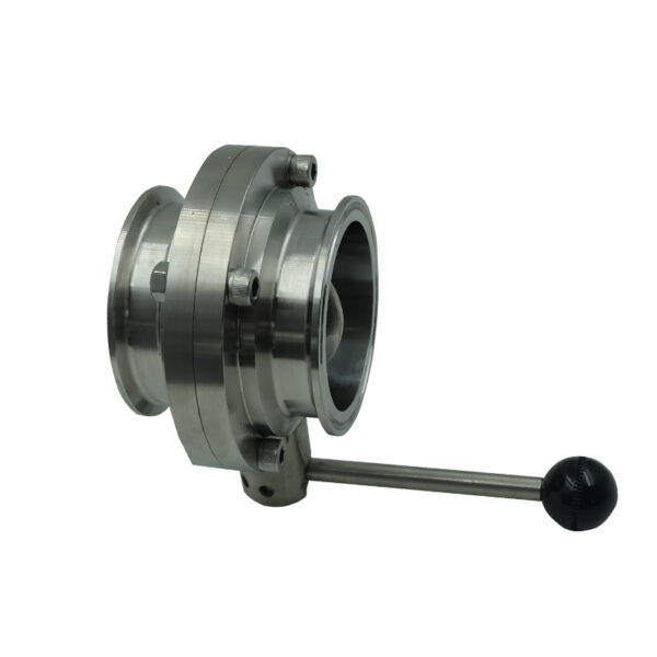 Sanitary clamp butterfly valve