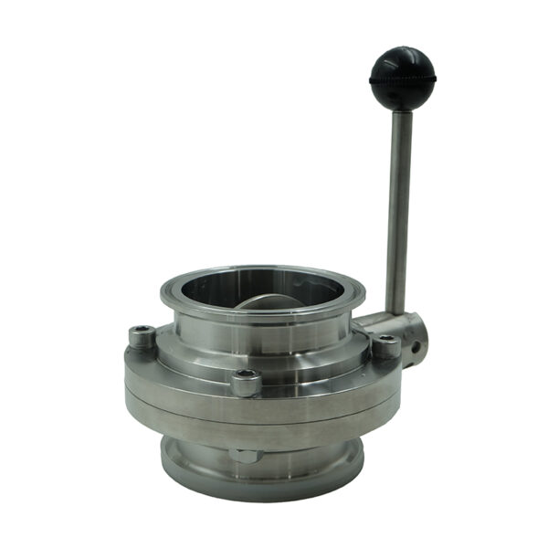 Sanitary clamp butterfly valve