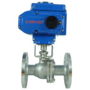 DKV Motorized Ball Valve Flanged