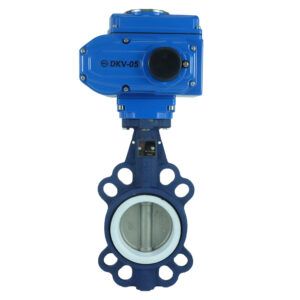 DKV Motorized Wafer Butterfly Valve